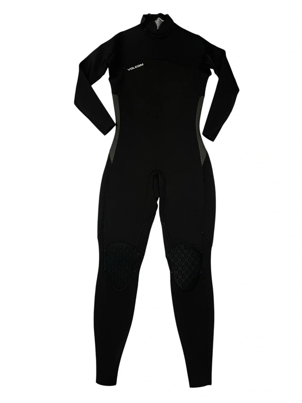 Volcom Men's 4/3MM Modulator Chest Zip Full Wetsuit Black Long Sleeve Size Large